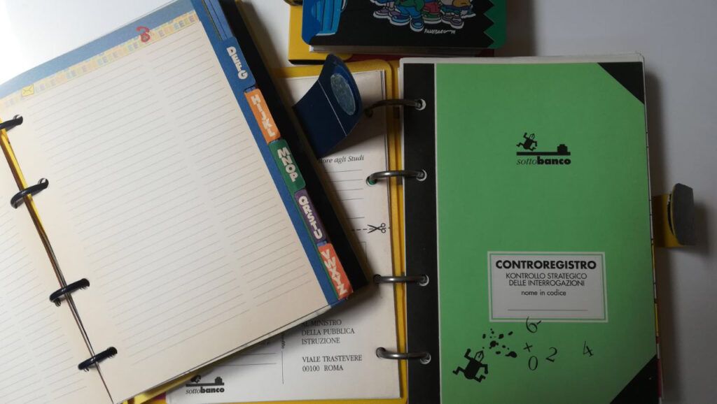 il diario-agenda Sottobanco illustrato da Daniele Panebarco