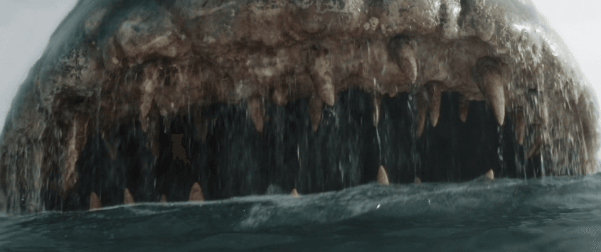 Le fauci spalancate della balena come sono rese dagli effetti visivi nel film "Pinocchio" di Matteo Garrone