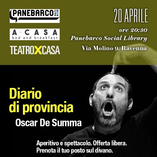 La Biblioteca Panebarco ospita TeatroXCasa